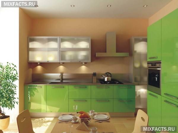 Кухня в зелених тонах: ідеї дизайну (фото)