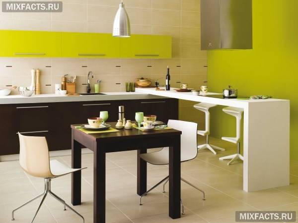 Кухня в зелених тонах: ідеї дизайну (фото)