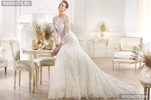 Весільні довгі мереживні сукні (фото) Весільні довгі мереживні сукні (фото)