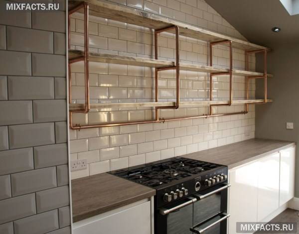 Як заховати газові труби на кухні при ремонті – дизайн ідеї з фото